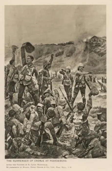 Framed Print : Boer / Cronje Surrenders Framed Print : Boer / Cronje Surrenders