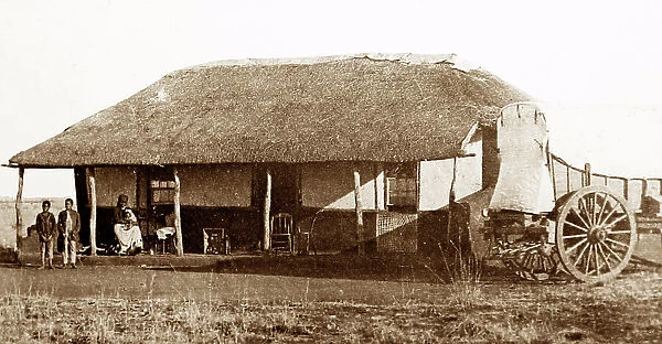 A Boer homestead and family, Victorian period