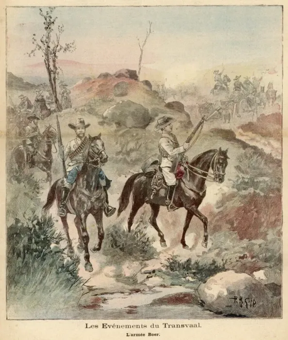 Framed Print : Boer on the March / 1899 Framed Print : Boer on the March / 1899