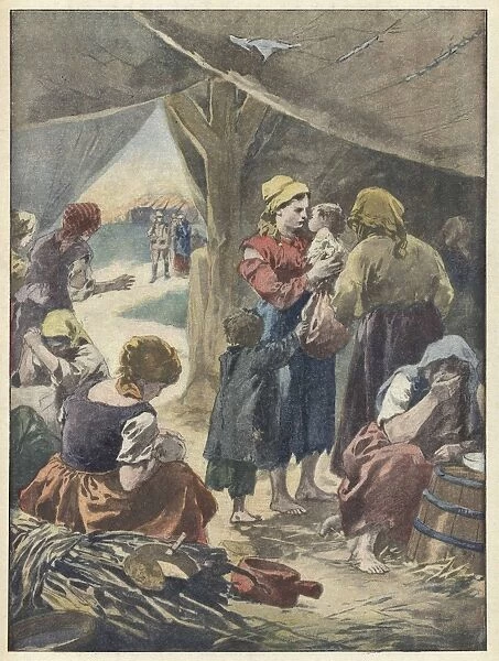 Boer Prisoners in Camp