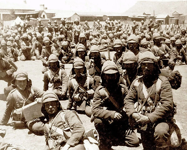 Boer War British Troops at Naauwpoort Victorian period