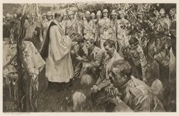 Framed Print : Boer War Communion Framed Print : Boer War Communion