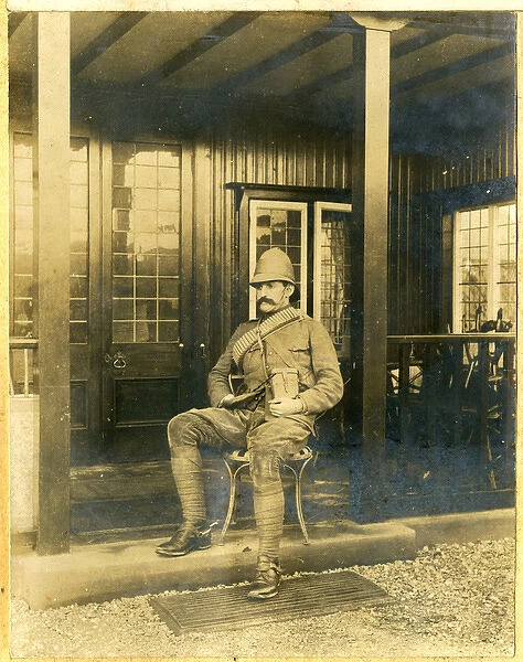 Boer War soldier in South Africa