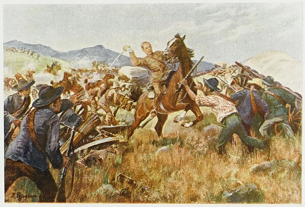 Boer War: Tweebosch. TWEEBOSCH De la Reys Boers inflict a crushing defeat