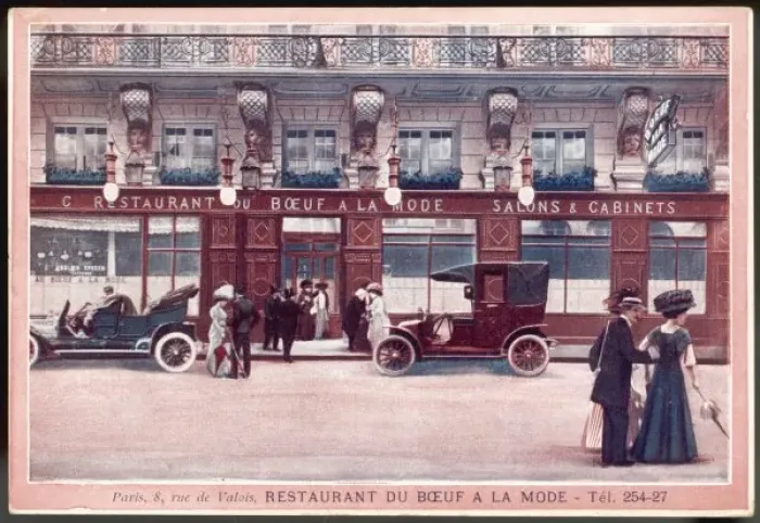 Framed Print : Boeuf Restaurant Exter Framed Print : Boeuf Restaurant Exter