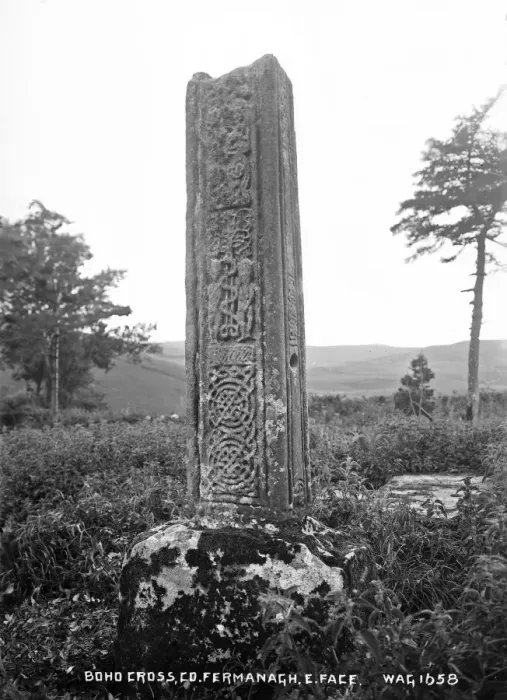 Framed Print : Boho Cross, Co. Fermanagh, E. Face Framed Print : Boho Cross, Co. Fermanagh, E. Face