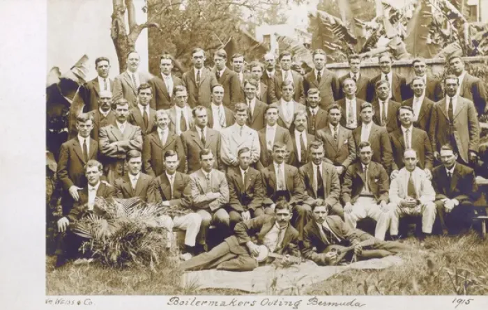 Framed Print : A Boilermakers Outing - Bermuda Framed Print : A Boilermakers Outing - Bermuda