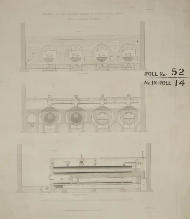 Framed Print : Boilers of the Cornish engine erected at Old Ford Framed Print : Boilers of the Cornish engine erected at Old Ford