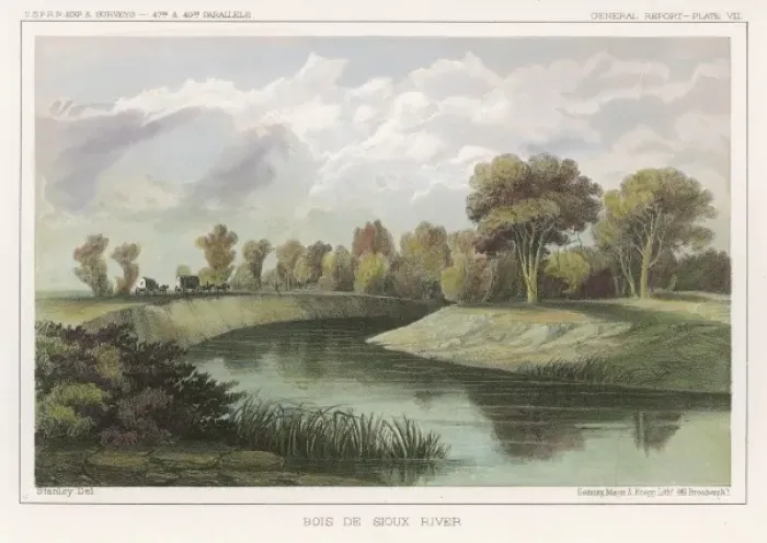 Framed Print : Bois De Sioux River Framed Print : Bois De Sioux River