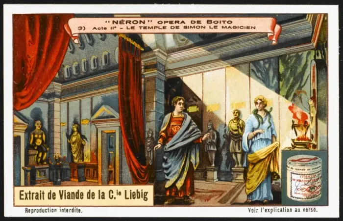 Framed Print : Boito Nerone Liebig 3 Framed Print : Boito Nerone Liebig 3