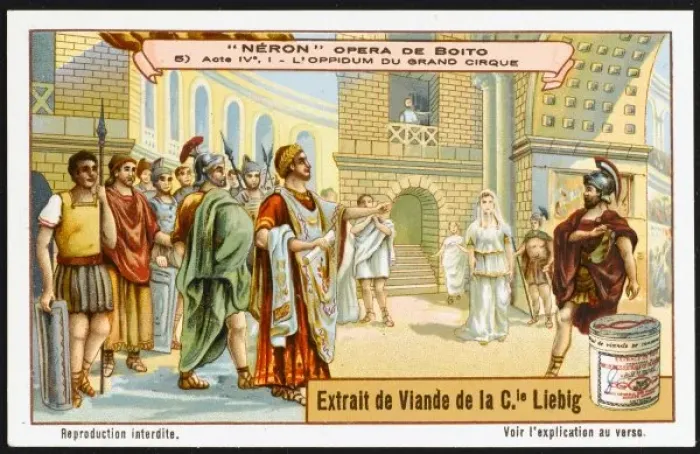 Framed Print : Boito Nerone Liebig 5 Framed Print : Boito Nerone Liebig 5