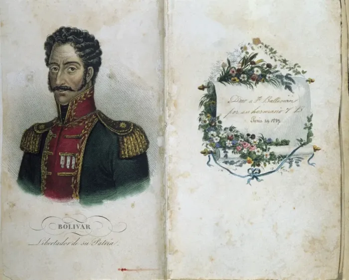 Framed Print : BOLIVAR, Sim1783-1830). Venezuelan military Framed Print : BOLIVAR, Sim1783-1830). Venezuelan military