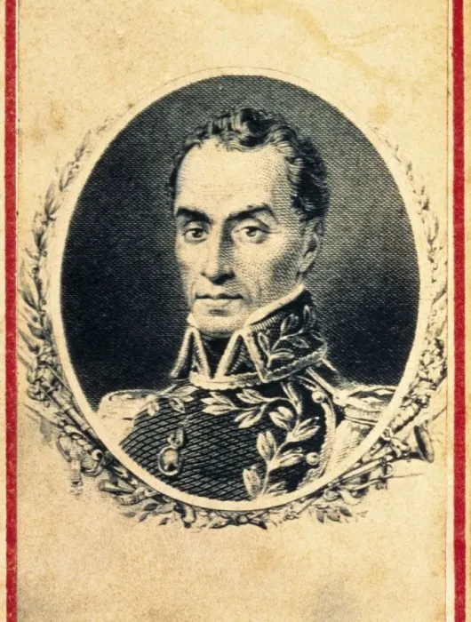 Framed Print : BOLIVAR, Sim1783-1830). Venezuelan military Framed Print : BOLIVAR, Sim1783-1830). Venezuelan military