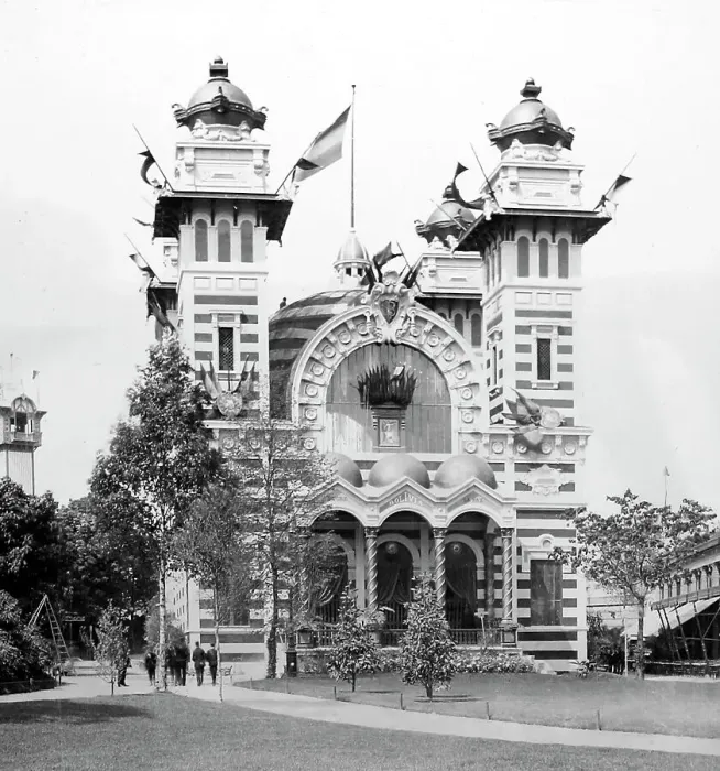 Framed Print : Bolivian Pavilion, Exposition Universelle, Paris, 1889 Framed Print : Bolivian Pavilion, Exposition Universelle, Paris, 1889