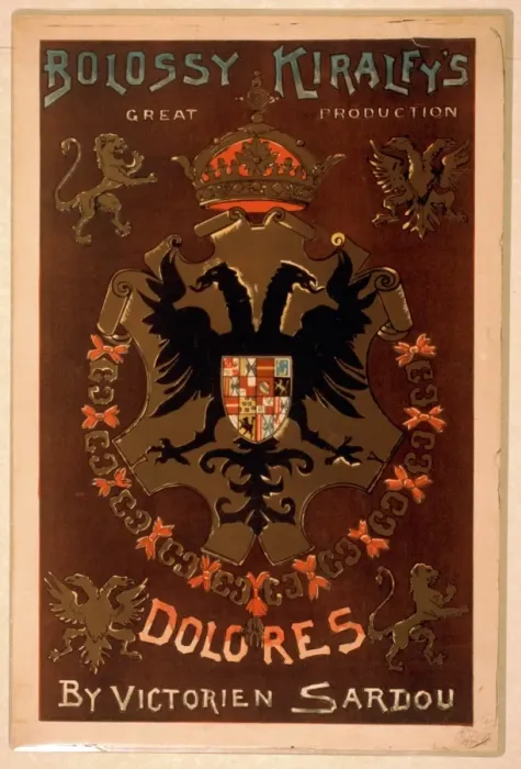 Framed Print : Bolossy Kiralfys great production, Dolores by Victorien Sar Framed Print : Bolossy Kiralfys great production, Dolores by Victorien Sar