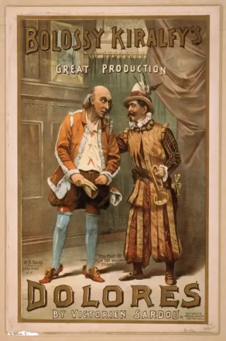 Framed Print : Bolossy Kiralfys great production, Dolores by Victorien Sar Framed Print : Bolossy Kiralfys great production, Dolores by Victorien Sar
