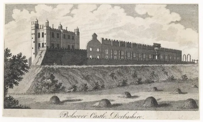 Framed Print : BOLSOVER CASTLE 1805 Framed Print : BOLSOVER CASTLE 1805