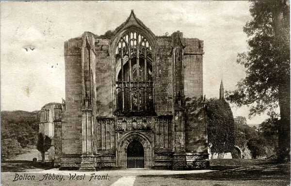 Bolton Abbey - West Front, Skipton, Yorkshire