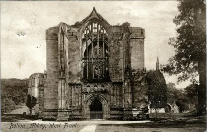 Framed Print : Bolton Abbey - West Front, Skipton, Yorkshire Framed Print : Bolton Abbey - West Front, Skipton, Yorkshire