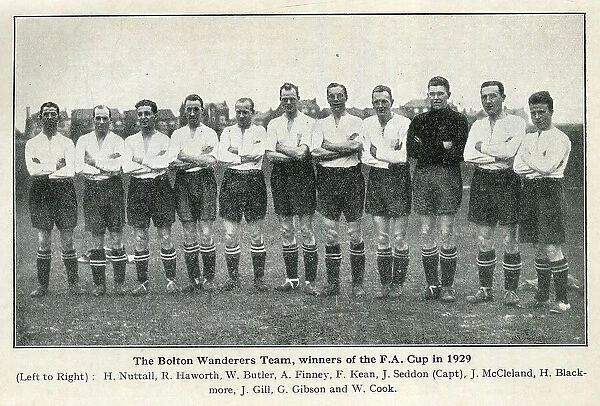 Bolton Wanderers team, FA Cup winners in 1929