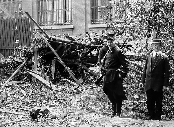 Bomb damage, Antwerp, Belgium in WW1