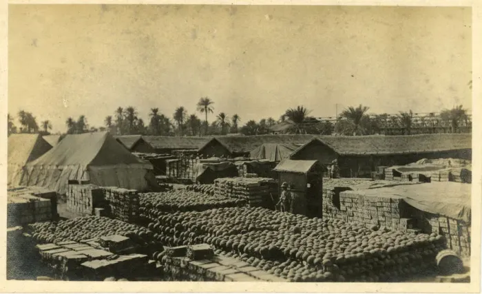 Framed Print : Bomb Store, Basra, Iraq, WW1 Framed Print : Bomb Store, Basra, Iraq, WW1