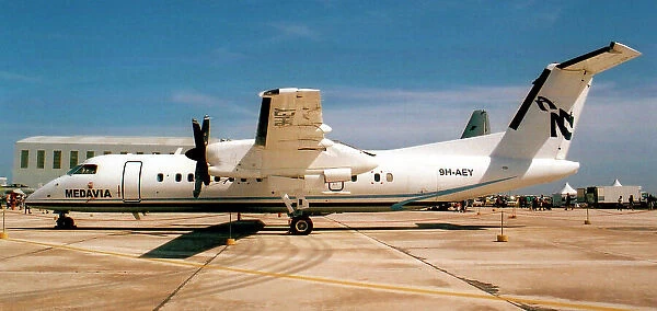 Bombardier DHC-8-311B 9H-AEY (msn 508), of Medavia - Mediterranean Aviation . Date: circa 2010