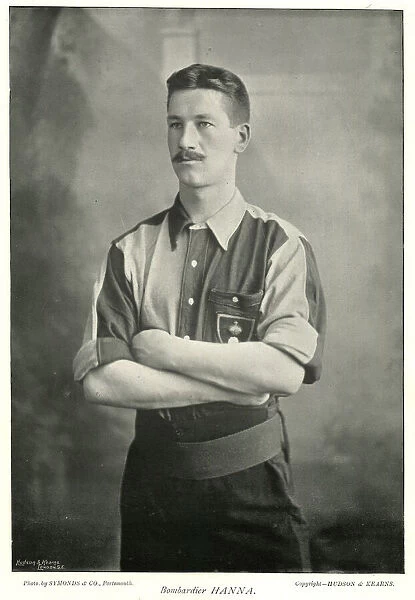 Bombardier Hanna, Army footballer