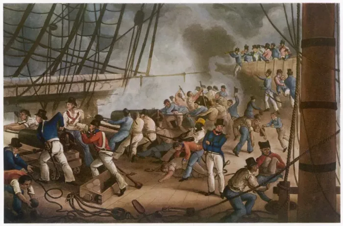 Framed Print : Bombardment of Algeria Framed Print : Bombardment of Algeria