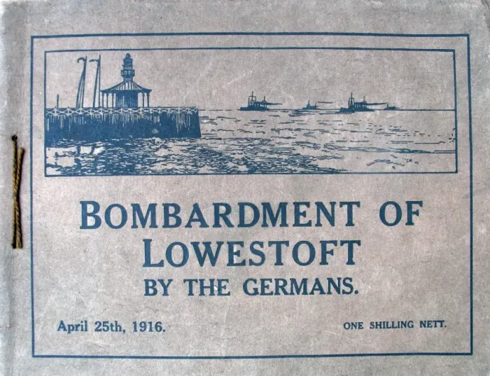 Framed Print : Bombardment of Lowestoft by the Germans Framed Print : Bombardment of Lowestoft by the Germans