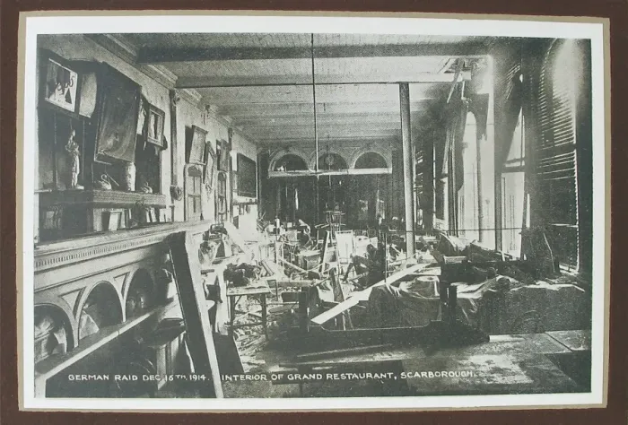 Framed Print : Bombardment of Lowestoft by the Germans Framed Print : Bombardment of Lowestoft by the Germans