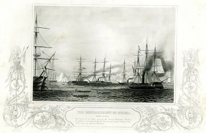 Framed Print : The Bombardment of Odessa Framed Print : The Bombardment of Odessa