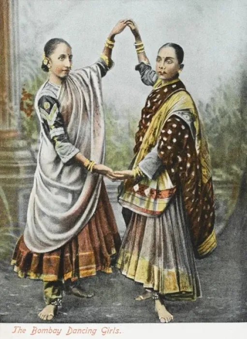 Framed Print : Bombay - Dancing Girls Framed Print : Bombay - Dancing Girls