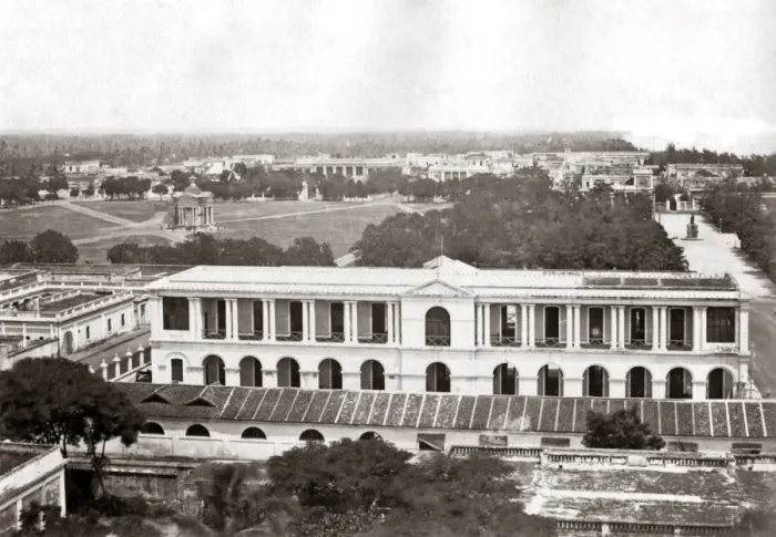 Framed Print : Bombay skyline, circa 1890, India