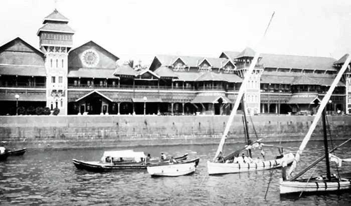 Framed Print : Bombay Yacht Club, India, early 1900s Framed Print : Bombay Yacht Club, India, early 1900s