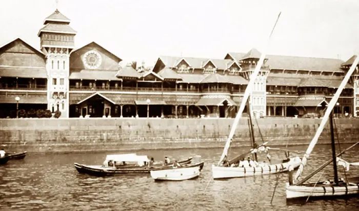 Framed Print : Bombay Yacht Club, India, early 1900s Framed Print : Bombay Yacht Club, India, early 1900s