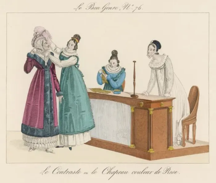 Framed Print : Bon Genre No. 76 Costume Framed Print : Bon Genre No. 76 Costume