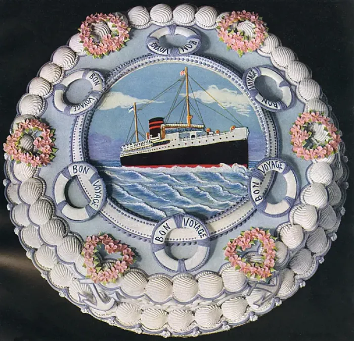 Framed Print : Bon Voyage Cake Framed Print : Bon Voyage Cake