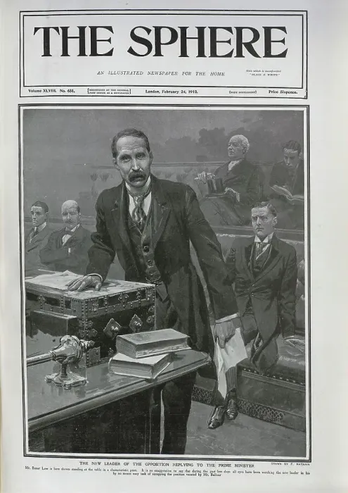 Framed Print : Bonar Law, opposition leader Framed Print : Bonar Law, opposition leader