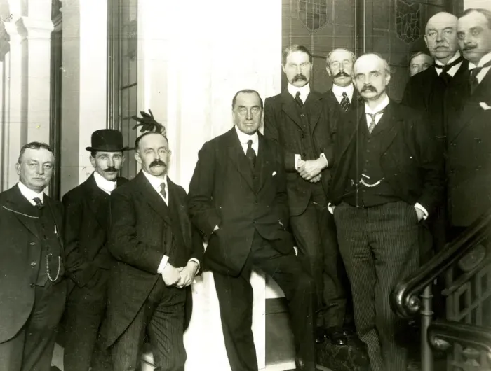 Framed Print : Bonar Law and Sir Edward Carson, at Newcastle Framed Print : Bonar Law and Sir Edward Carson, at Newcastle