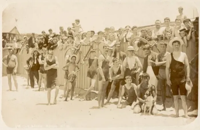 Framed Print : Bondi Beach 1908 Framed Print : Bondi Beach 1908