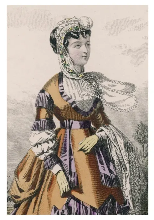 Framed Print : Bonnet / August 1868 Framed Print : Bonnet / August 1868