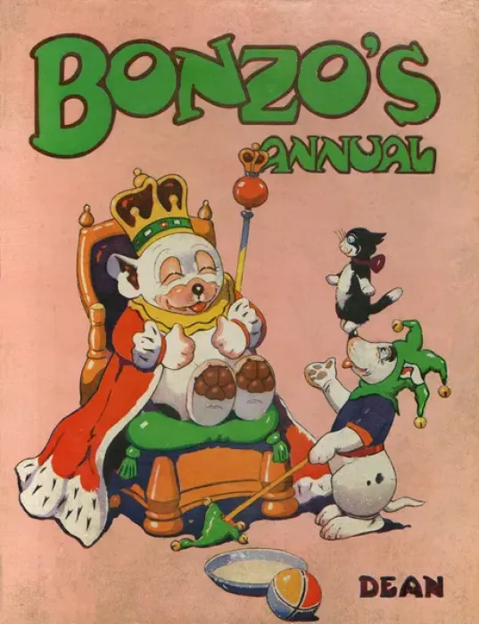 Framed Print : Bonzo the cartoon dog dressed like a king Framed Print : Bonzo the cartoon dog dressed like a king
