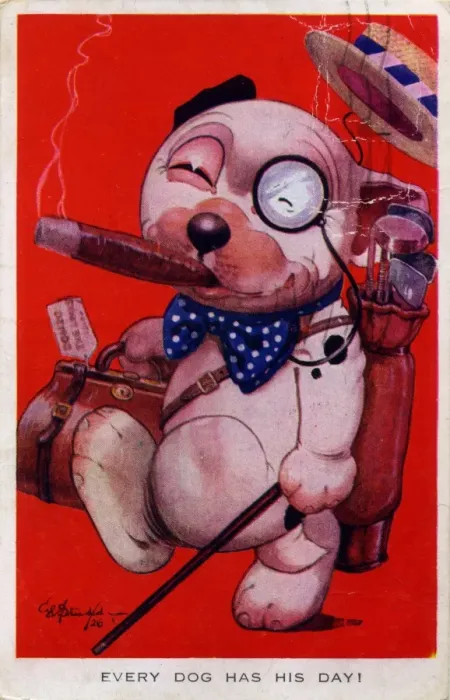 Framed Print : Bonzo going on holiday Framed Print : Bonzo going on holiday