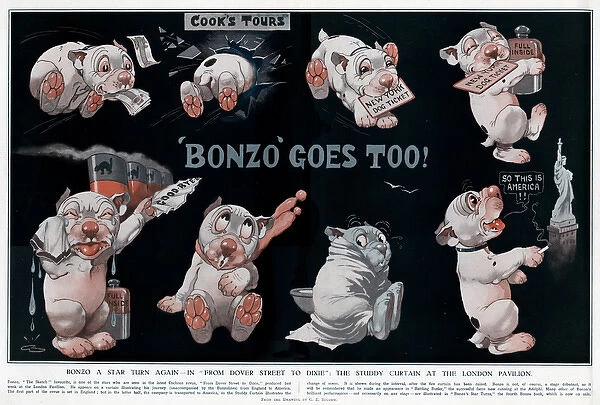 Bonzo a star turn again... by George Studdy
