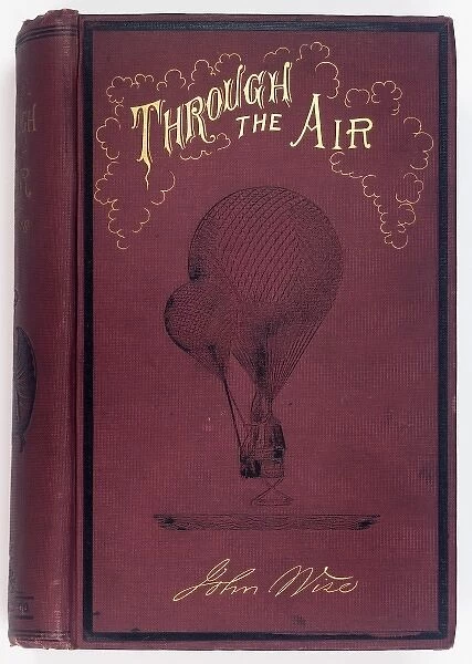 Book cover design, Through the Air