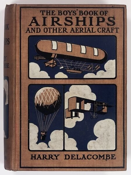 Book cover design, Airships and Other Aerial Craft