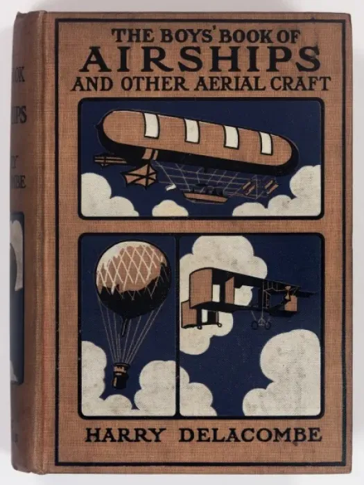 Framed Print : Book cover design, Airships and Other Aerial Craft Framed Print : Book cover design, Airships and Other Aerial Craft