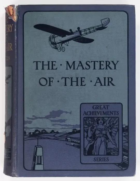 Framed Print : Book cover design, The Mastery of the Air Framed Print : Book cover design, The Mastery of the Air
