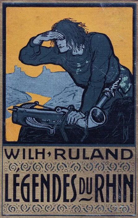 Framed Print : Book Cover - Legendes du Rhin by Wilhelm Ruland Framed Print : Book Cover - Legendes du Rhin by Wilhelm Ruland